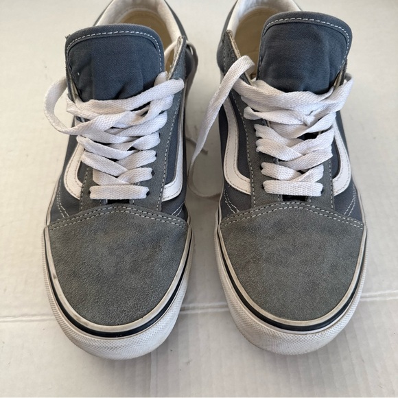 Vans Gray and White Sneakers - Picture 1 of 10